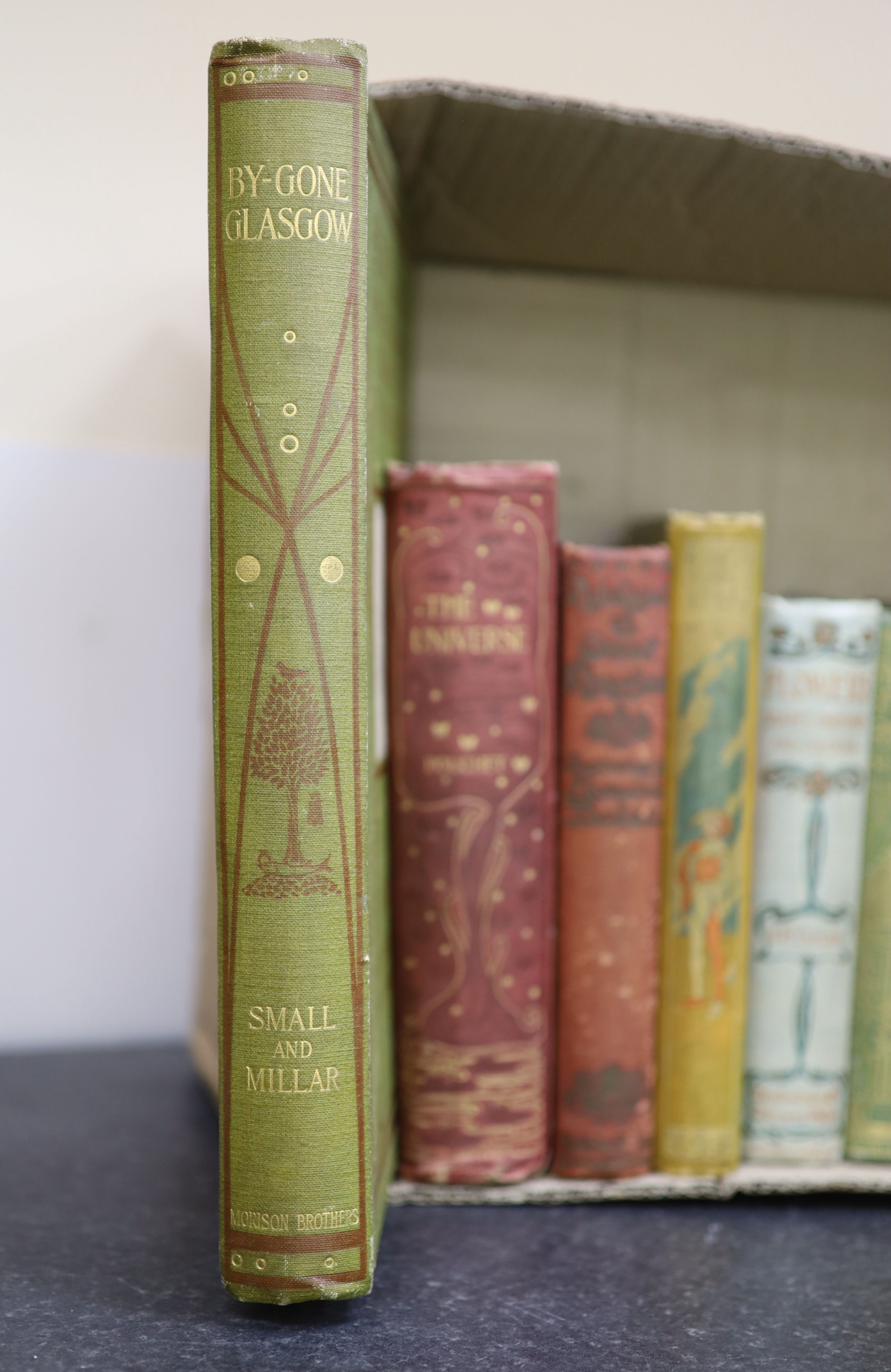 Coleridge, Samuel Taylor - The Rime of the Ancient Mariner, one of 525, illustrated by Willy Pogany, folio, morocco gilt, with 20 tipped-in colour plates, George Harrap, London, 1910; West, Michael Philip - Claire de Lun